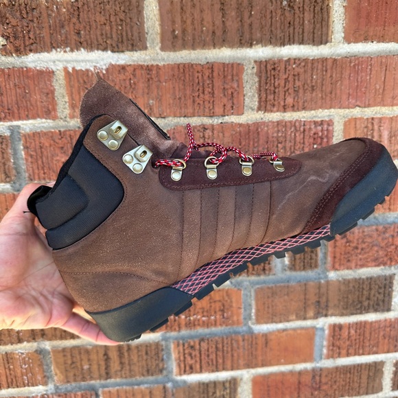 Men’s Adidas Jake Blauvelt 2.0 Hiking Ankle Boot Size 10 Brown Suede - Picture 4 of 9